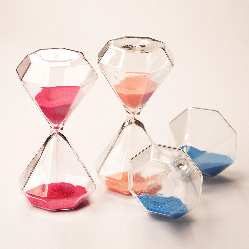 Grand 30 Minutes diamant sablier salon ameublement saint valentin sablier minuterie décoration ornements