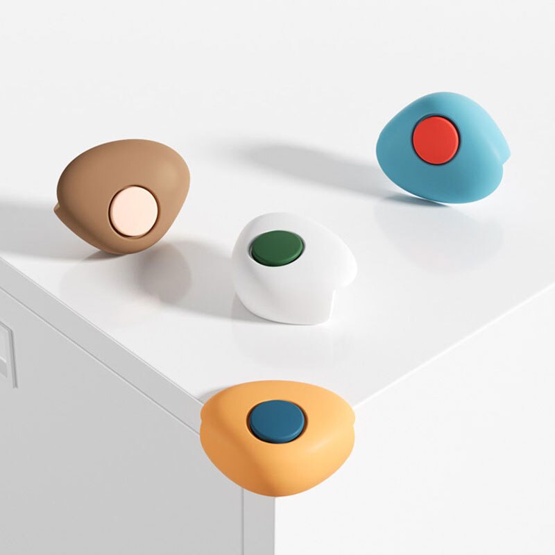 2022 Twee Kleur Siliconen Tabel Corner Protector Covers Veiligheid Voor Baby Kind Meubels Rand Beveiliging Van Kinderen