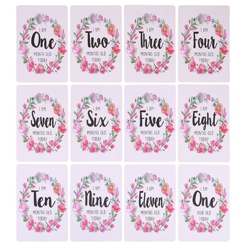 First Year Baby Monthly Milestone Photo Sharing Baby Belly Stickers Birth to 12 Months and 8 Bonus Achievement Stickers: 20