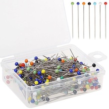 250 Stuks Naaien Pinnen Bal Glas Head Pins Rechte Quilten Pins Voor Naaister Sieraden Decoratie