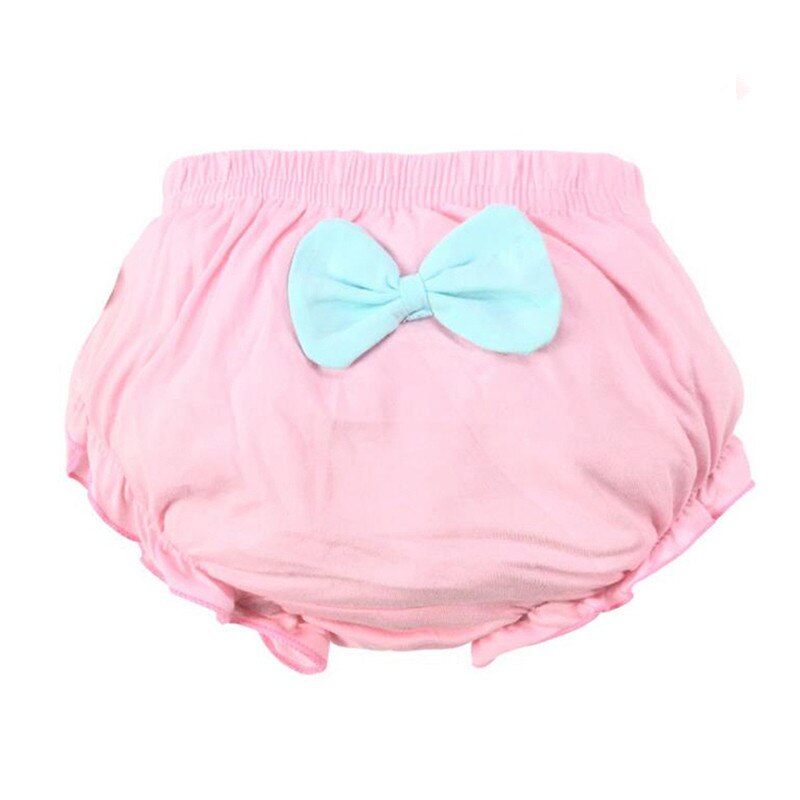 freundlicher Baby Nette Große Bogen Baumwolle Unterwäsche Höschen Art kurze Hose Für freundlicher Unterhosen: Rosa / XS