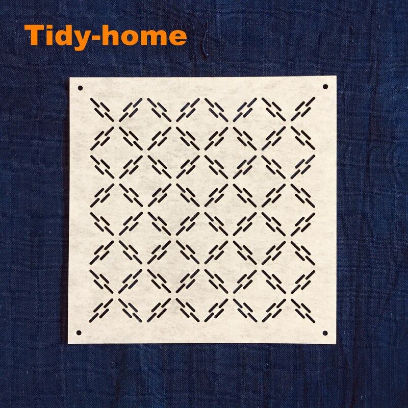 Sashiko Drawing Template Sashiko Stencil Flower Template Sashiko Accessories