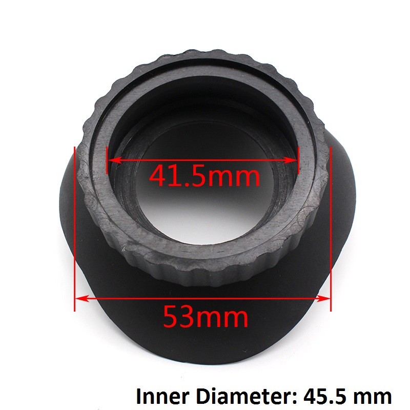 Een Paar Rubber Eye Cups Eye Guards Voor Stereo Metallurgische Microscoop Oculair Verrekijker Telescoop Binnendiameter 45.5 Mm