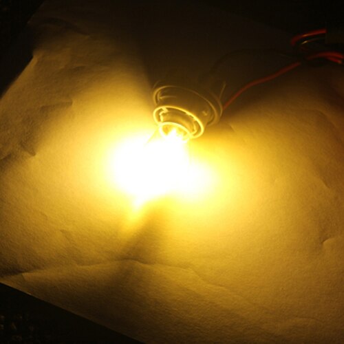 Gfoloza 1 Uds 1157 BAY15D P21/5W bombillas de filamento LED para luces LED de freno de estacionamiento de automóviles coche lámpara rojo Amarillo Blanco 6000K 12V: Amarillo / 1157 2W
