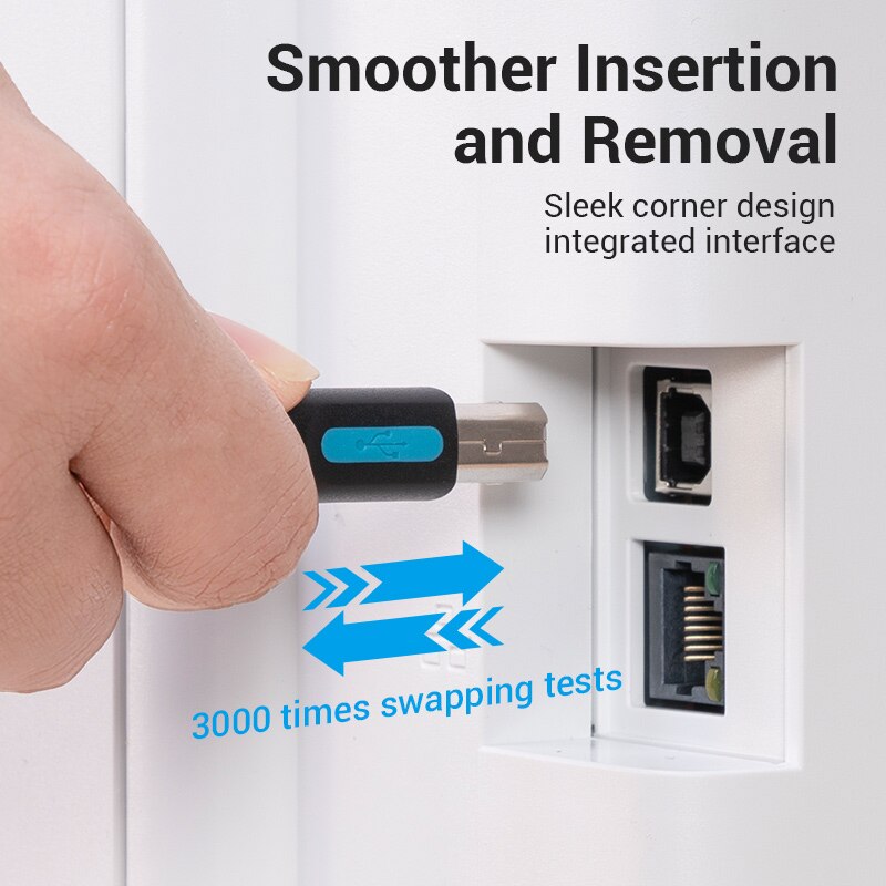 Tions USB C zu USB Drucker Kabel für MacBook Profi Scanner Fax maschine HP Kanon Dell Samsung Drucker Typ C 2,0 druck Kabel 2m