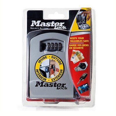 Master Lock Car Key Safe Box Wall Mount Combination Password Lock Metal Alloy Garage Factory Outdoor Storage Box Security Safes: 5403D