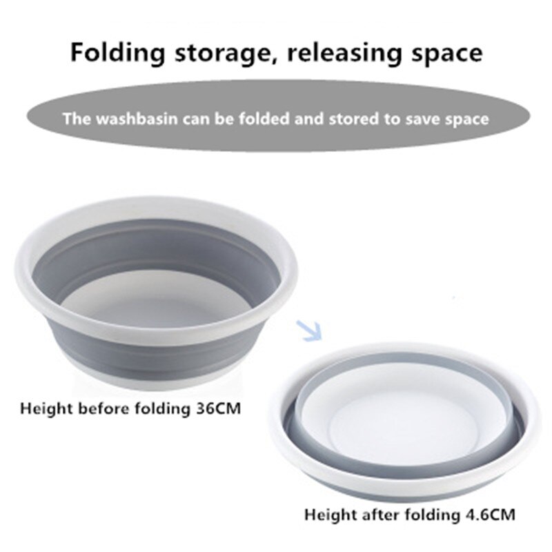 opvouwbare wastafel intrekbare huishouden wassen schuim voet draagbare reizen outdoor auto wassen wastafel wastafel