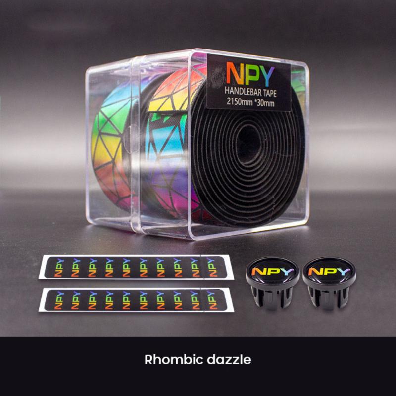 NOZAKI NPY Biking Bike Handlebar Strap Bicycle Anti-slip Bar Tape Damping Shockproof Cycling Road Bicycle Race Bike Parts: Colorful
