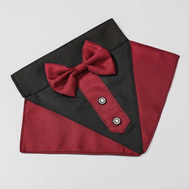 Bandanas para perro y gato para mascota, pañuelo de caballero, Collar con pajarita, pajarita, traje de boda, accesorios para el cuidado de mascotas