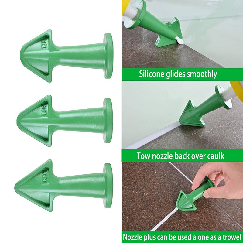 5 in 1 fogverktyg kit fogtätningsverktyg fogborttagningsmedel silikon fogmassa och plastskrapa för kakel- eller tegelfogar