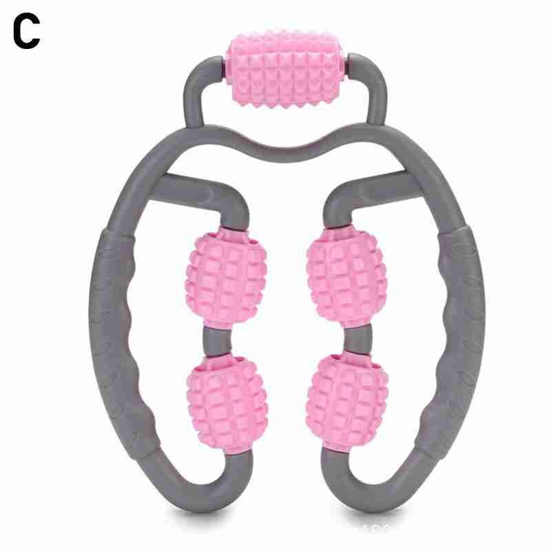 Ring Massager Muscle Relaxer Roller Roller Arm Leg Neck Roller Massage Roller Fitness A0Q1: C