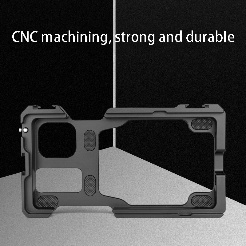 Yelangu Video Kooi Voor Iphone 11 Pro Max Uitbreiding Interface Met Microfoon Led Video Licht Voor Iphone 11 Pro Max vlogging