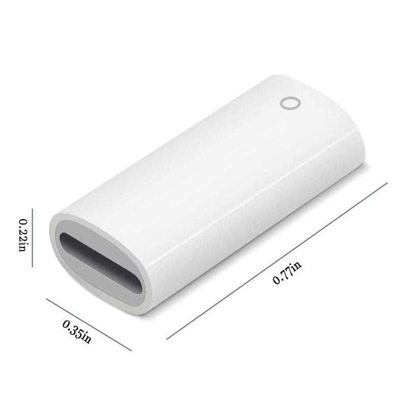 Charging Converter Cable Female to Female Adapter 8Pin Connector for Apple Pencil iPad Pro