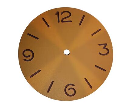39mm montre cadran pour ETA 6497 6498 mouvement sélectionner des couleurs: orange