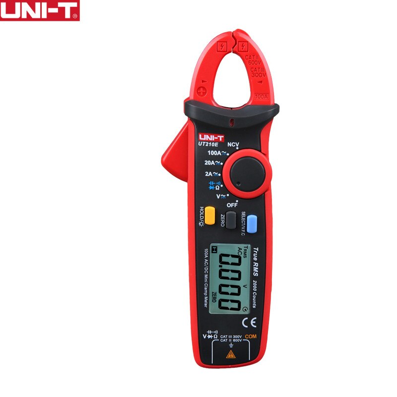 UNI-T UT210 serie Mini Digital Clamp Meter AC/DC Strom Spannung True RMS Auto Range VFC Kapazität Nicht Kontaktieren multimeter: UT210E