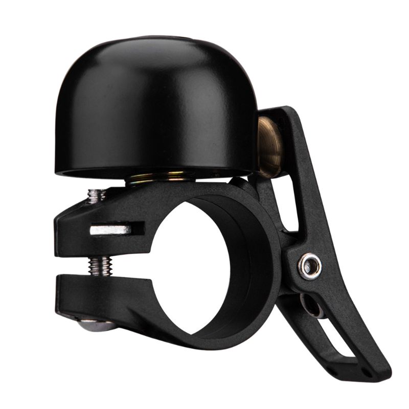 Retro Mountain Bicycle Copper Bell MTB Bike Scooter Handlebar Safety Alarm Horn G92F: Black