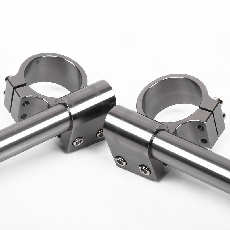 Smok cnc motorcykelstyre höjt högre clip ons 33 35 37 41 43 45 46 48 50 51 53 54 mm clip on klämma gaffel styre moto
