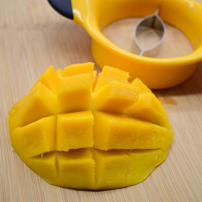 Easy Mango Slicer Kitchen Mango Splitter Fruit Kitchen Gadget Accessories Peach Slicer Spiralizer Peel Cutter