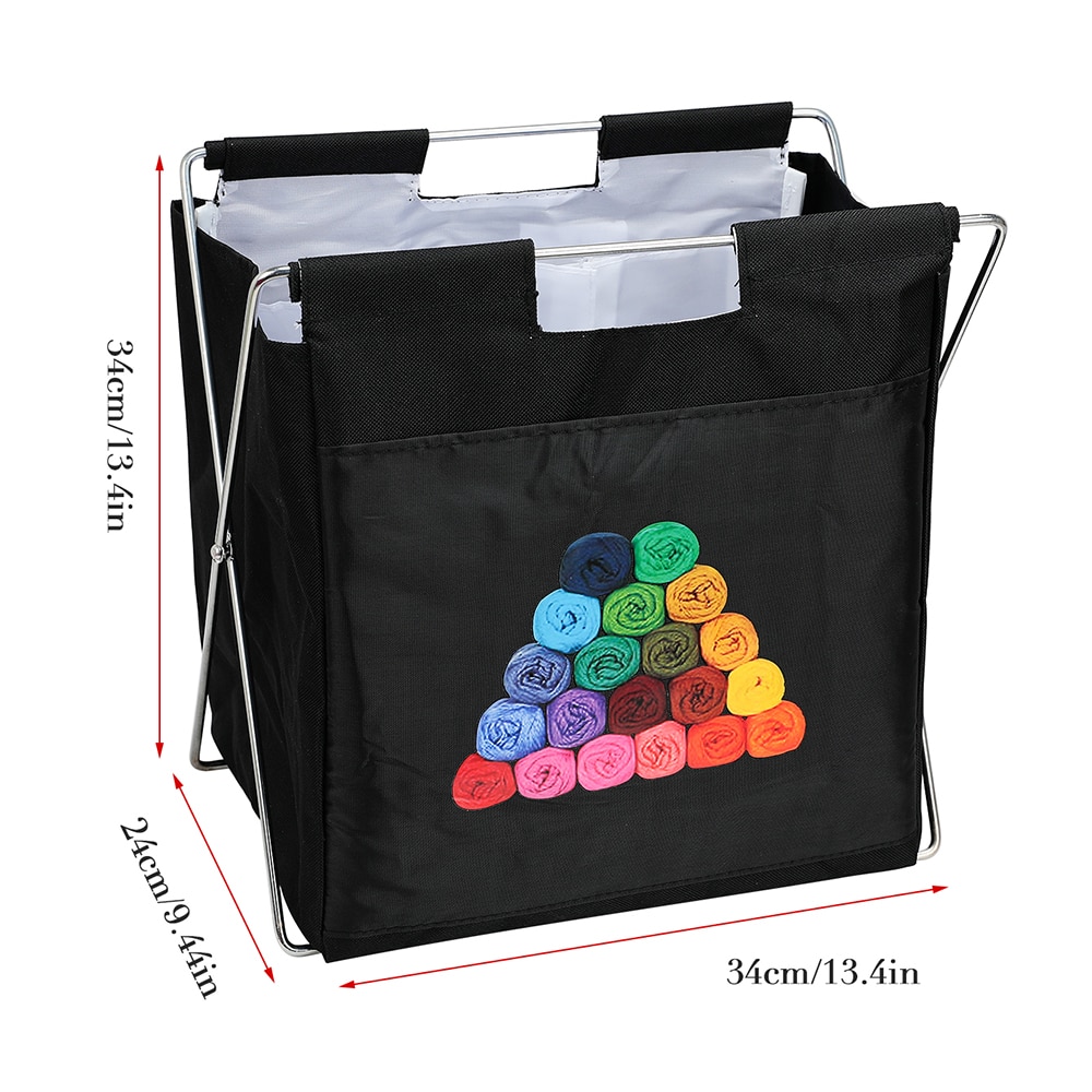 Opvouwbare Garen Opbergtas Organizer Met Divider Voor Haken Breien Organisatie Draagbare Garen Holder Tote Voor Reizen