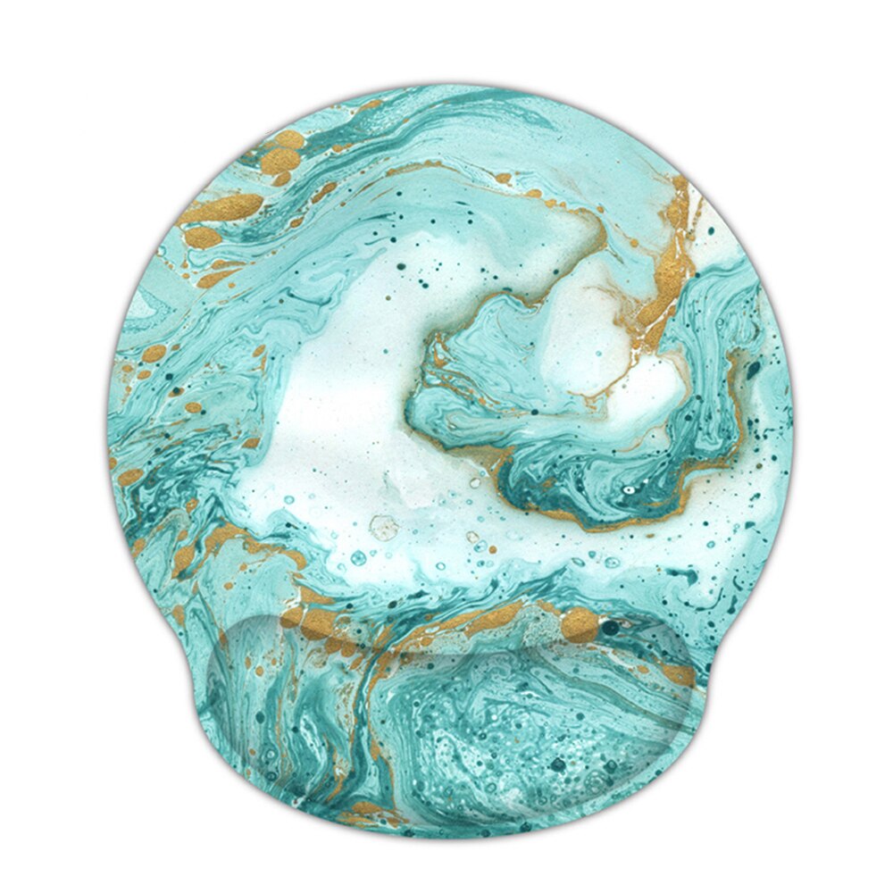 Marble Pattern Comfortable Ergonomic Wrist Rest Mouse Pad Wrist Support Non Slip Mice Mat Soft Mousepad For PC Laptop Computer
