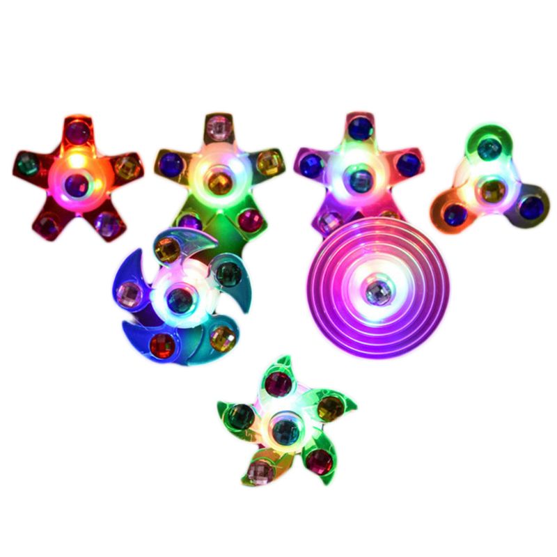 Neue Leucht Ringe Kleine Spielzeug Kinder Finger Tipto Fingertip Gyro Spirale Drehen Kinder Ring Armband Preise: NO.1 (1Pc)