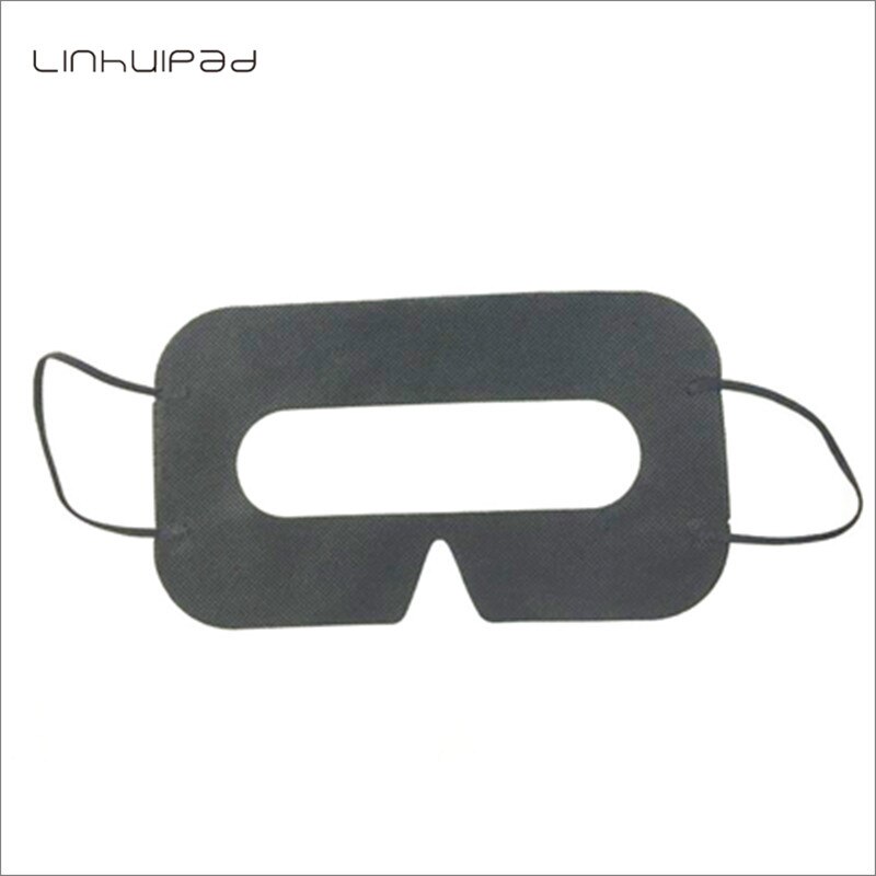 Linhuipad 100pcs Nero Igiene VR Assorbenti Usa E Getta VR maschera Pads copertura per 3D VR occhiali