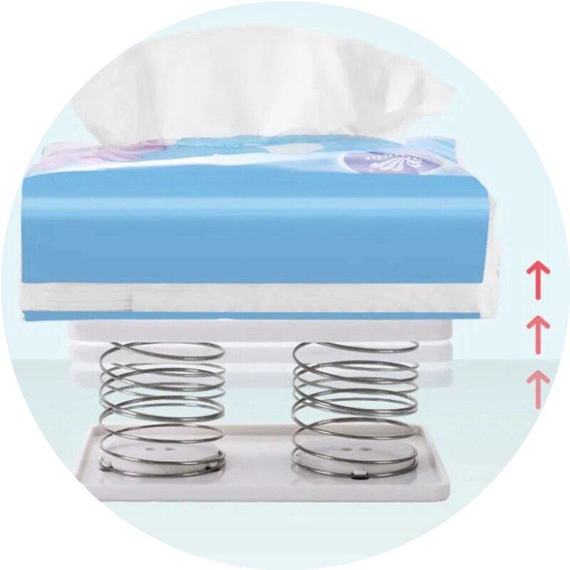 Frühling Schublade Boden Halterung Automatische Hebe Gewebe Kasten Innere Unterstützung Auto Wohnzimmer Familie Schlafzimmer Wc Papier Schublade