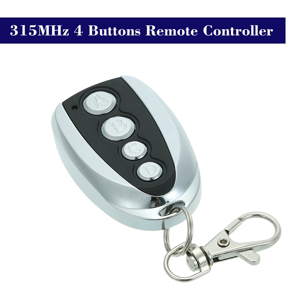315MHz Cloning Clone Copy Code RF remote control For Universal Garage Door Gate Key Fob