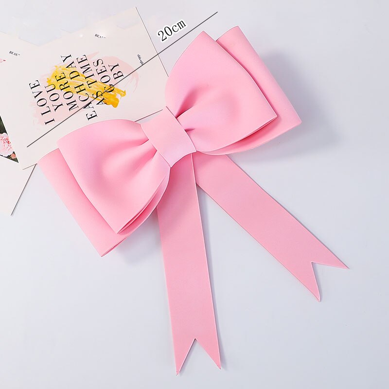 Pink Big Bow Girl's Wedding Cake Decoration Confession Cake Topper Prince Boy Kid Party Supplies Pink Love: N
