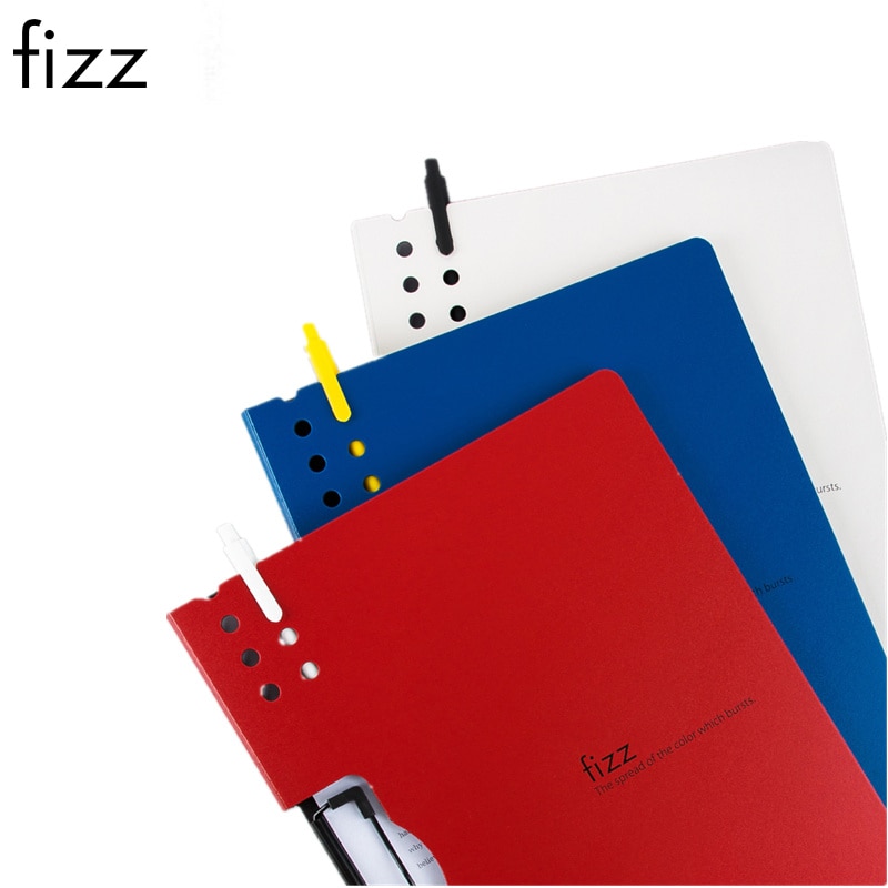 Fizz Horizontal A4 Folder Matte Texture Portable Pad Portable Pen Tray Thicken Briefcase School Office Supplies