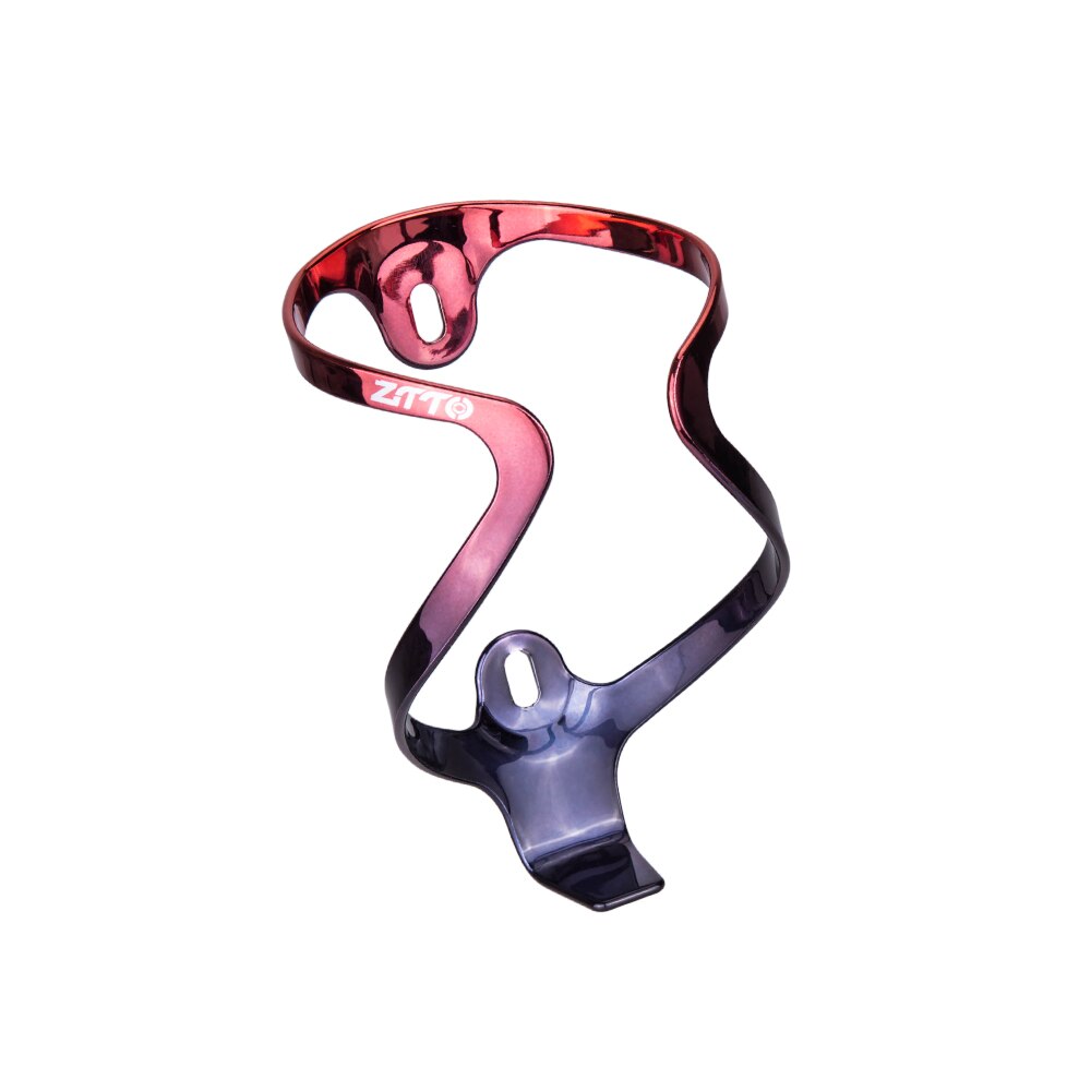 Aluminum Color gradient Bicycle Bottle Holder Colorful MTB road Gravel bike water bottle cage plating Color Mix Bottle Holder: BC4 purple blue