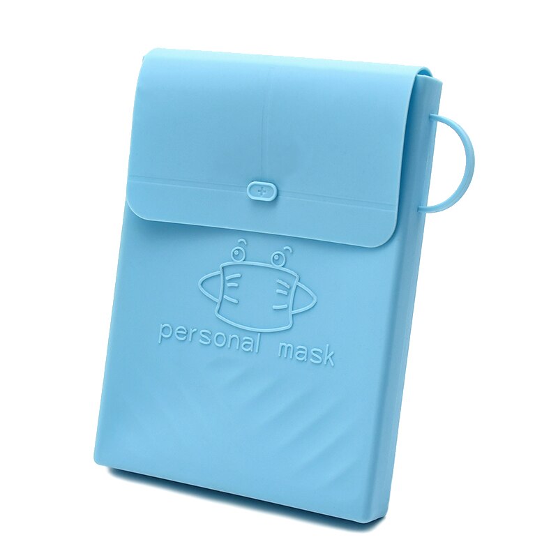 5 Colors High Baby Storage Mask Storage Bag Compact Portable Dustproof Cartoon Series Can Reused: 05