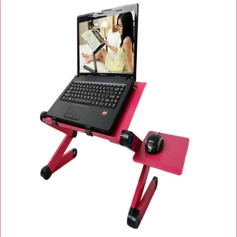 420*260 mm sammenfoldelig bærbar bordseng bærbar tablet pc skrivebord med museplade
