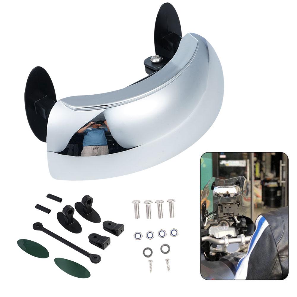 180 ° GEEN Dodehoekspiegel Motorvoorruit Groothoek Achteruitkijkspiegel Helder Parabolisch HD Bolle Spiegel Motoronderdeel Gereedschap