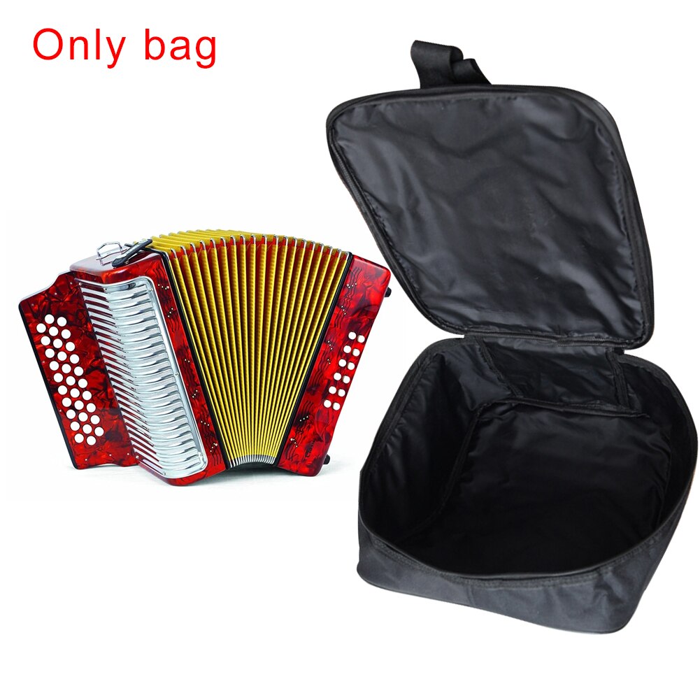 Shockproof Keyboard Instrument Protable Storage Adjustable Strap Accordion Bag Universal Carrying Zipper Solid For 8 Bass