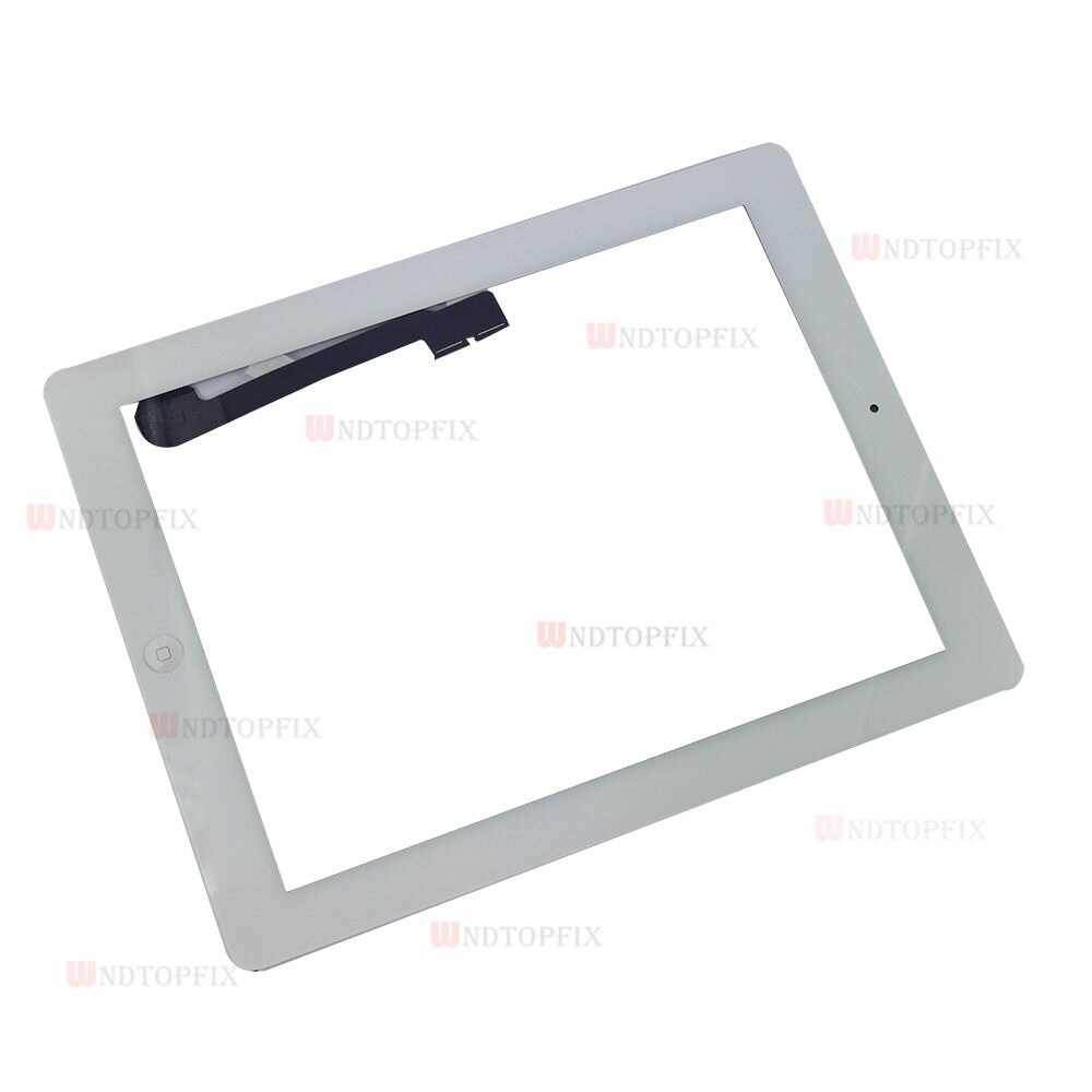 1 Uds. Para iPad 4 pantalla táctil 4th Gen A1458 A1459 A1460 9,7 "LCD pantalla táctil digitalizador exterior Panel de vidrio frontal reemplazo