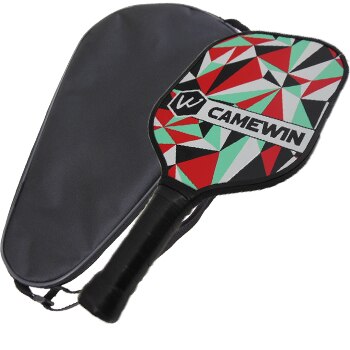 CAMEWIN Pickleball Paddel Tennis Schläger Fiberglas Schlagen Schläger Waben schlagen Mit Schläger Tragen Tasche Einzigen Gruppe draussen Sport: geometrisch Farbe