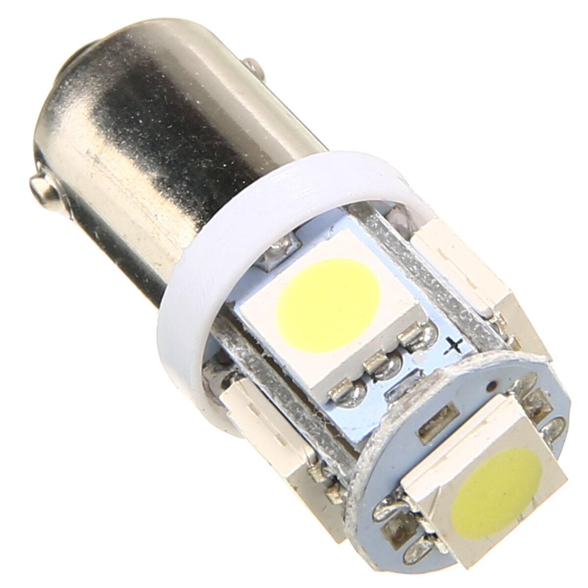 10 Stks/partij T11 BA9S 5050 5-SMD Led Wit Licht Lamp Auto Lichtbron Auto 12V Lamp T4W 3886X H6W 363 Hoge Helderheid