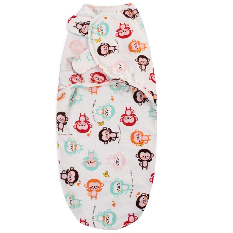 Babies Sleeping Bags Newborn Baby Cocoon Swaddle Wrap Envelope Cotton 0-3 Months Baby Blanket Swaddling Wrap Sleepsack: 8