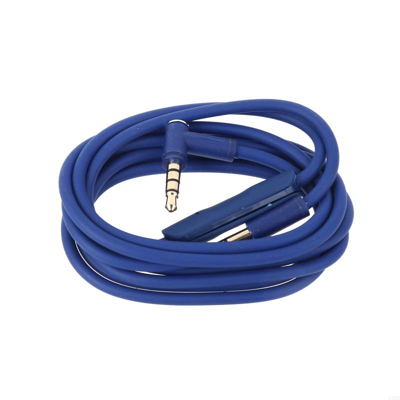 31ba 3.5mm gaming headset-kabel 1.4m 55 langt til solo 2.0 gaming headset: Blå