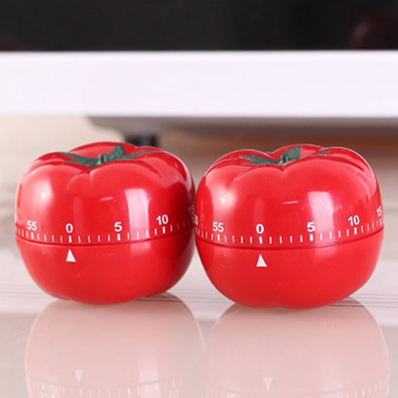 One Piece Tomato Shape Kitchen Mechanical Timer Cooking Countdown Reminder Kitchen Cooking Timing Tool Tomato Kitchen Timer