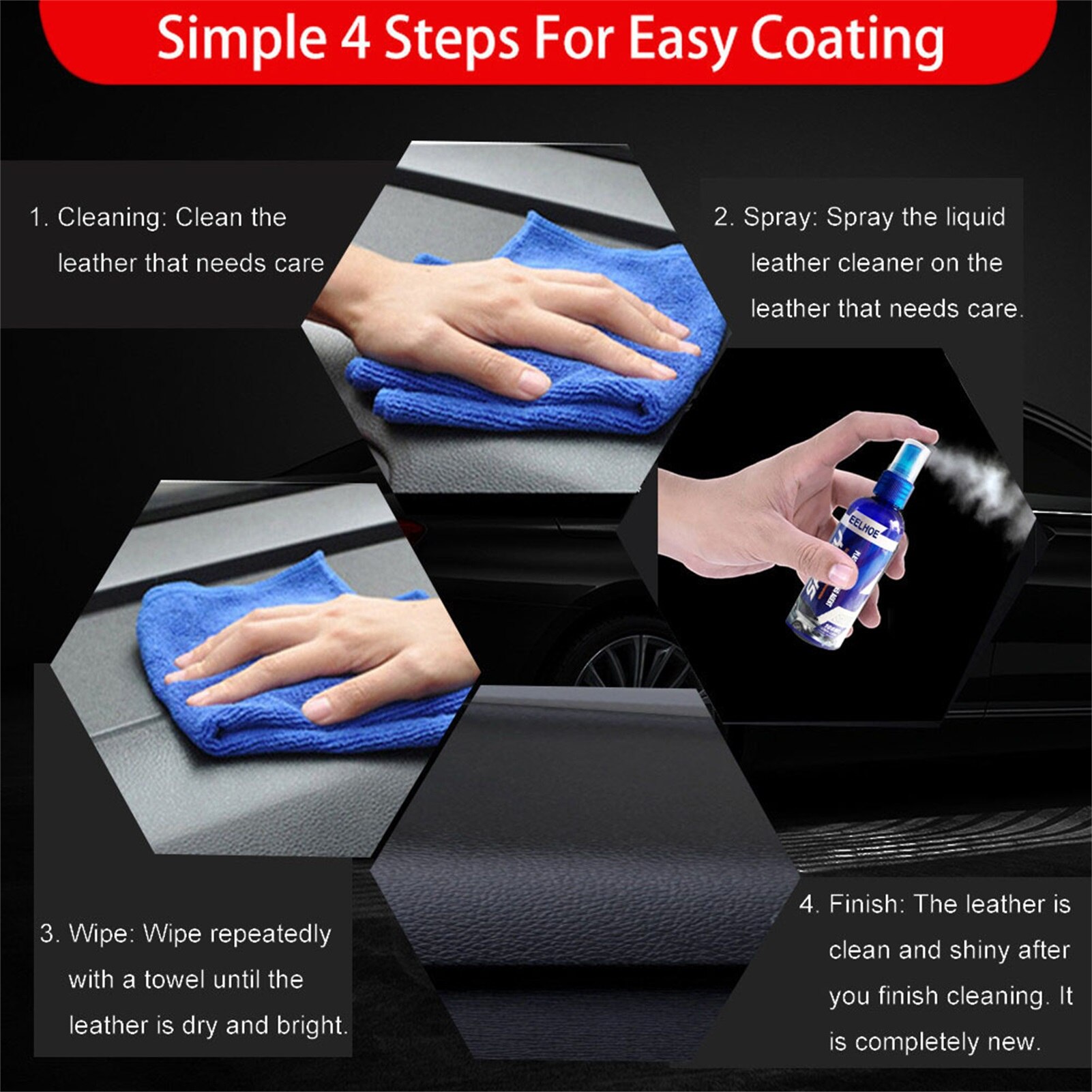 30/ 100Ml Auto Nano Coating Middel Spuiten Anti Scratch Hydrofobe Polish Bekledingmiddel Auto Coating Spray Wax Schoonmaken vloeibare