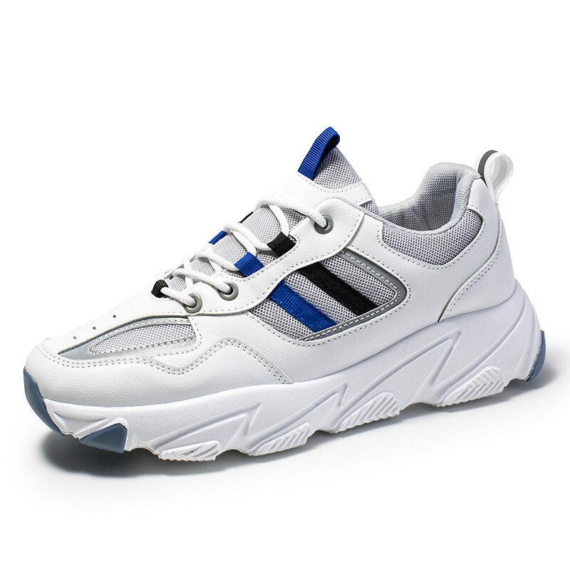 Daddy Shoes moda męska oddychające buty na co dzień marka młoda rozrywka Chaussures męskie tenisówki letnie Zapatillas Deportivas Hombre: Szary / 7