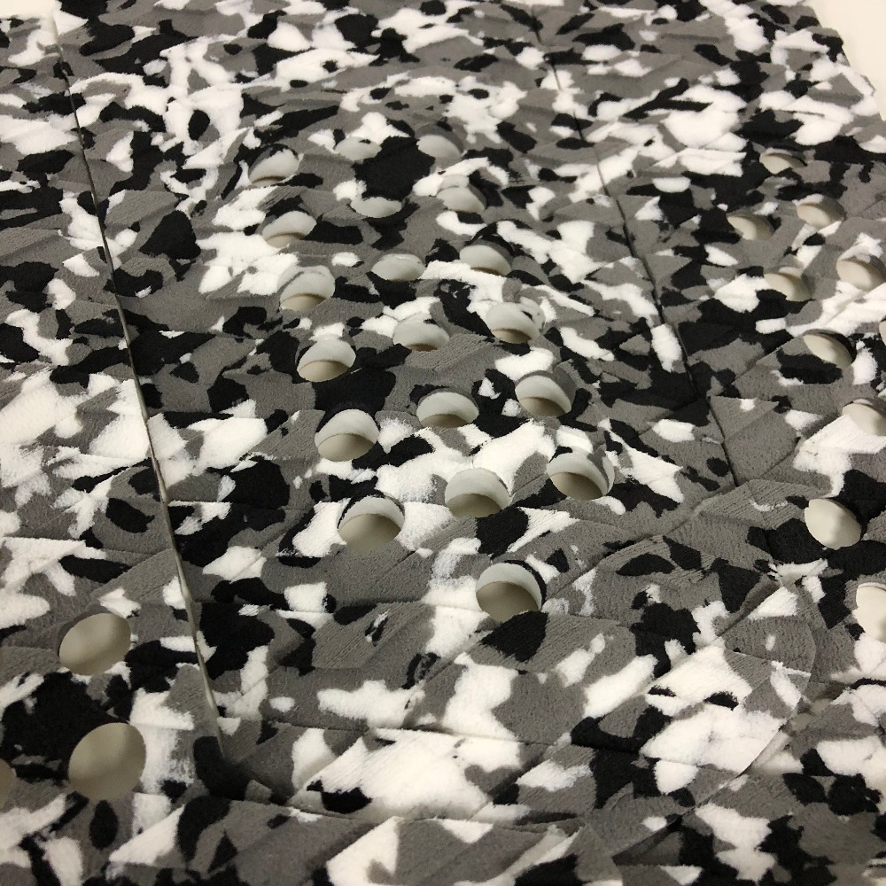 3pcs Surfboard Traction Pads Surf Pads 3M Glue Deck Pad EVA Deck Pad Grip Skimboard Adhesive Grips