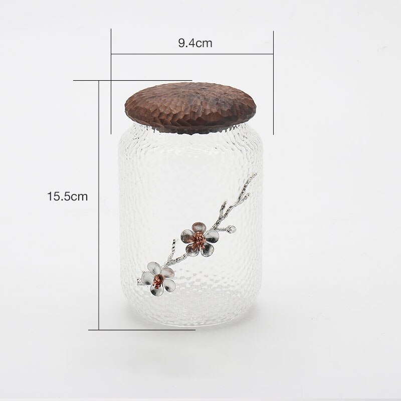 BKYFPQ 4 stuks glazen Qtip houder dispenser badkamer potten met bamboe deksels, katoenen bal pad ronde wattenstaafhouder voor badkamer accessoires