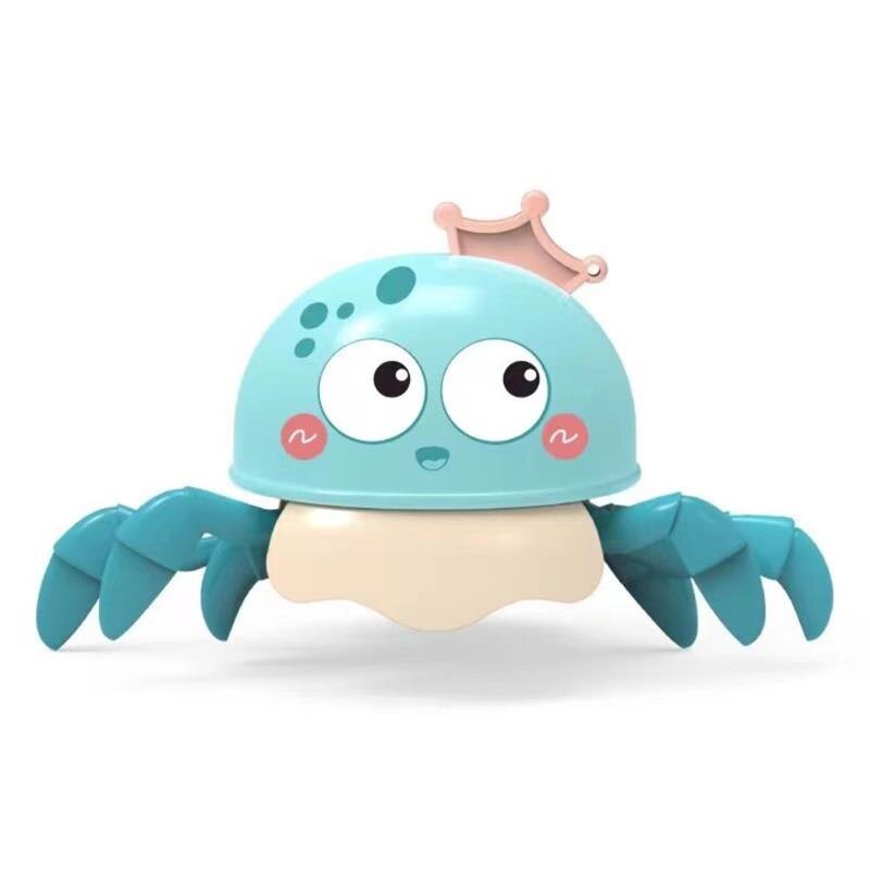 Kinderen Octopus Water Speelgoed Uurwerk Kwallen Speelgoed Kruipen Kwallen Baden Speelgoed Trekken Lijn Lopen Kids Bad Toy: Blauw