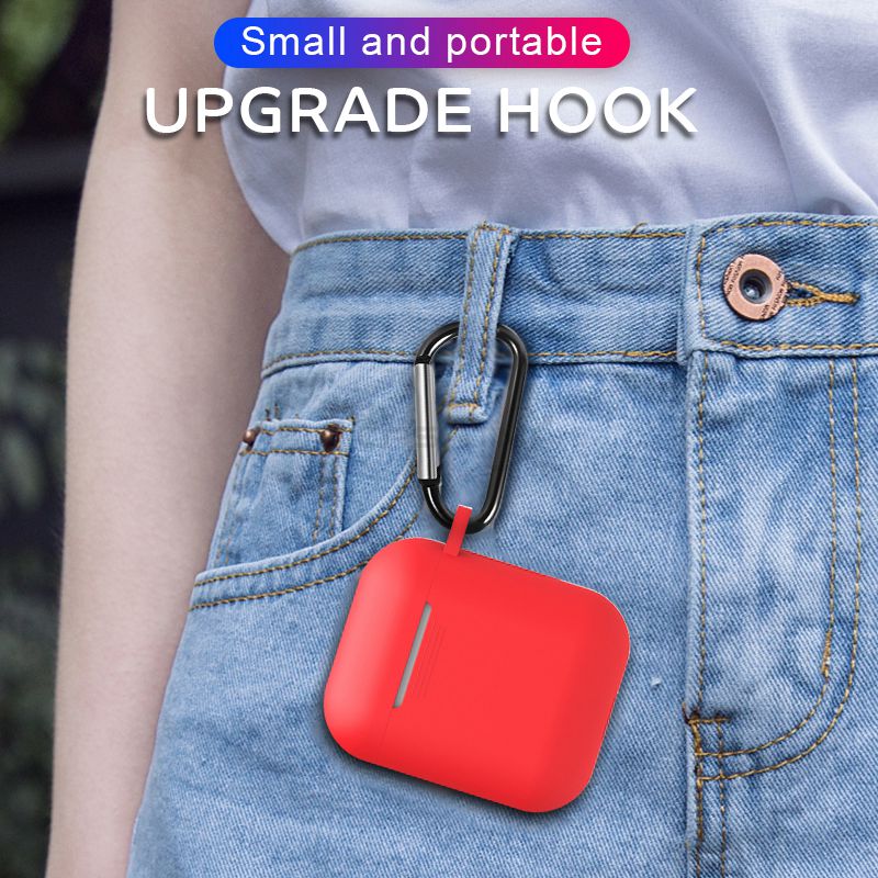 Funda de silicona suave para Apple Airpods funda de auriculares a prueba de golpes para AirPods accesorios de auriculares Fundas protectoras ultrafinas