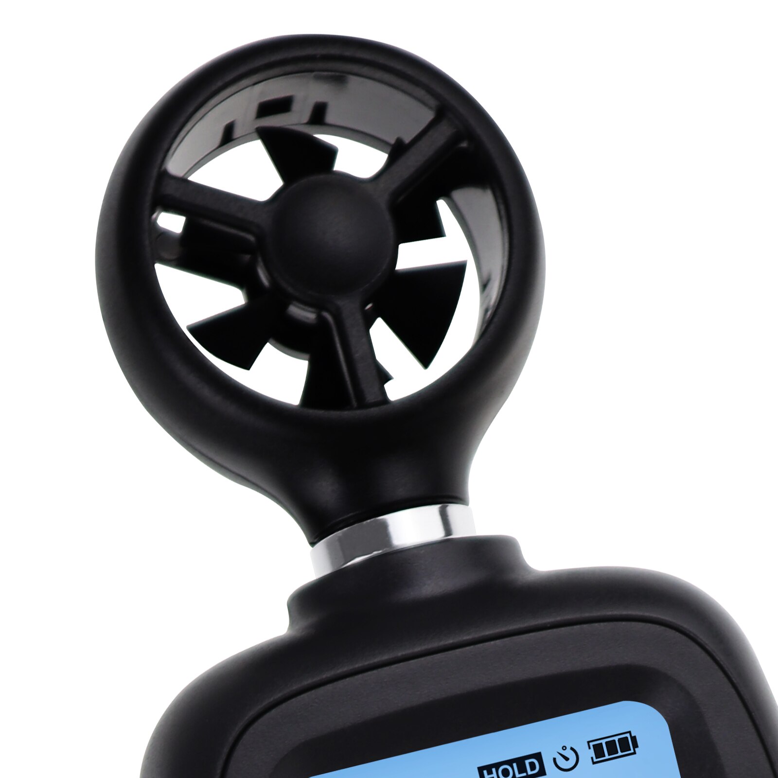 Handheld Digital Meter Anemometer Windspeed Air Velocity/Air Temperature/Wind Chill w/ Data Recording for Kite Flying Sailing