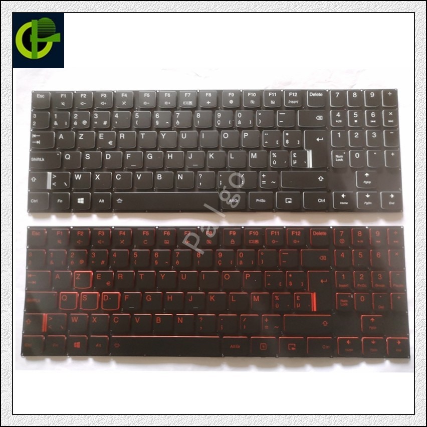 Oryginalny Azerty francuski belgia podświetlany klawiatura robić lenovo legion Y7000 Y7000P Y530 15 Y530P Y530-15ICH Y530-15ICH-1060 być FR