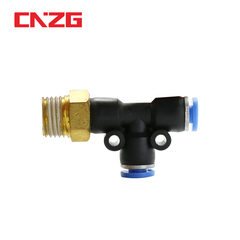 Pneumatic connector 4mm-12mm Hose OD 1/8" 1/4" 3/8" 1/2" Male Thread Pneumatic Tube Elbow Connector Tube Air Push In Fitting